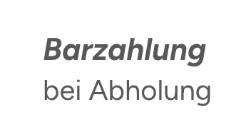 Barzahlung bei Abholung