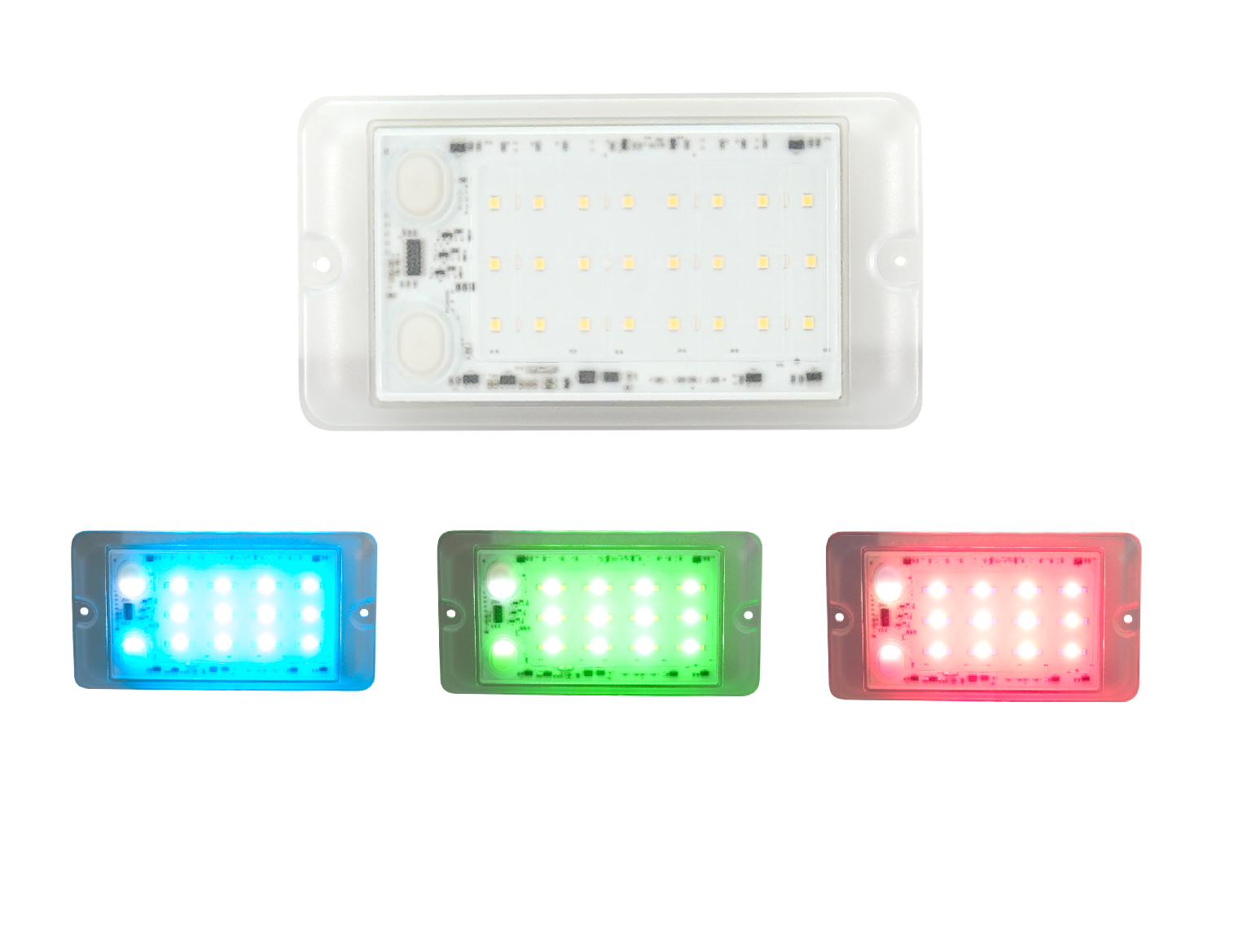 Resolux 142 LED Innenleuchte | Dimmbar | Taster + Türkontakt | Zweifarbig |