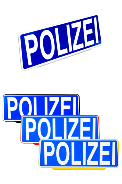 POLIZEI - Einsatzschild | Dienstschild | CLIP Technology
