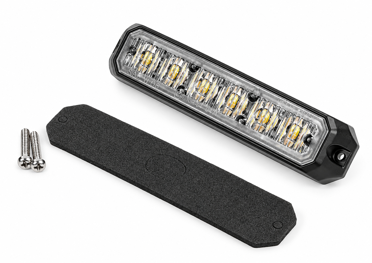 MS6 S | LED Frontblitzer / Heckblitzer | Warnleuchte | 12/24VDC | Axixtech