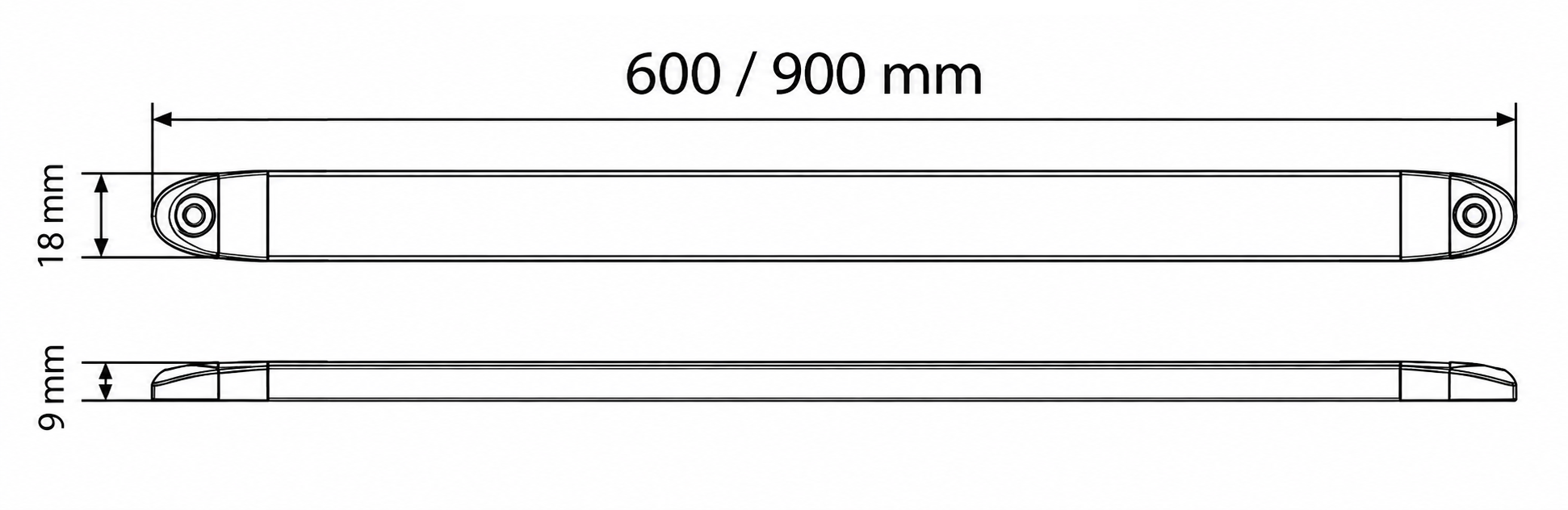 IL600-900 | LED Innenleuchte | 12VDC | ECE-R10