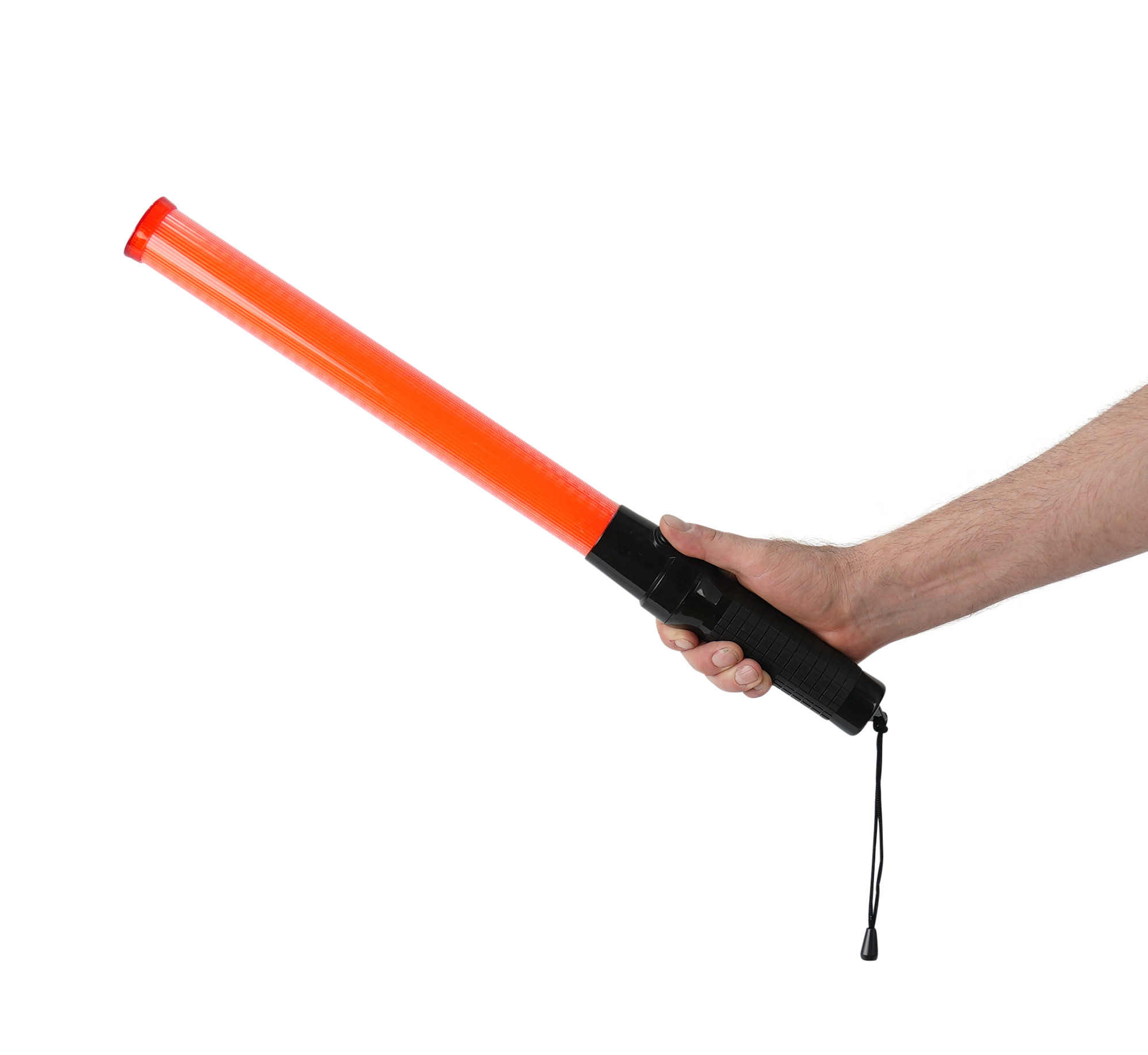 LEDWINK-2-R_Bild-2 Anhaltestab | LED Einweiserstab | LED Rot | 540mm | Winkerkelle