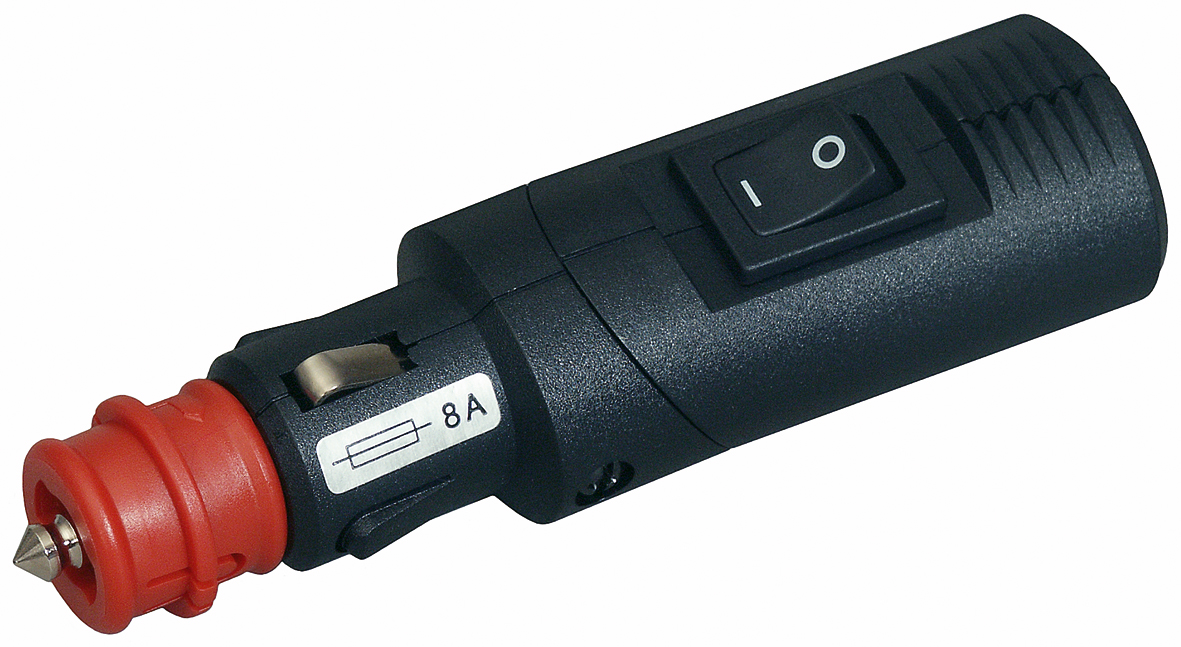 Winkelbarer Sicherheits-Universalstecker mit Schalter