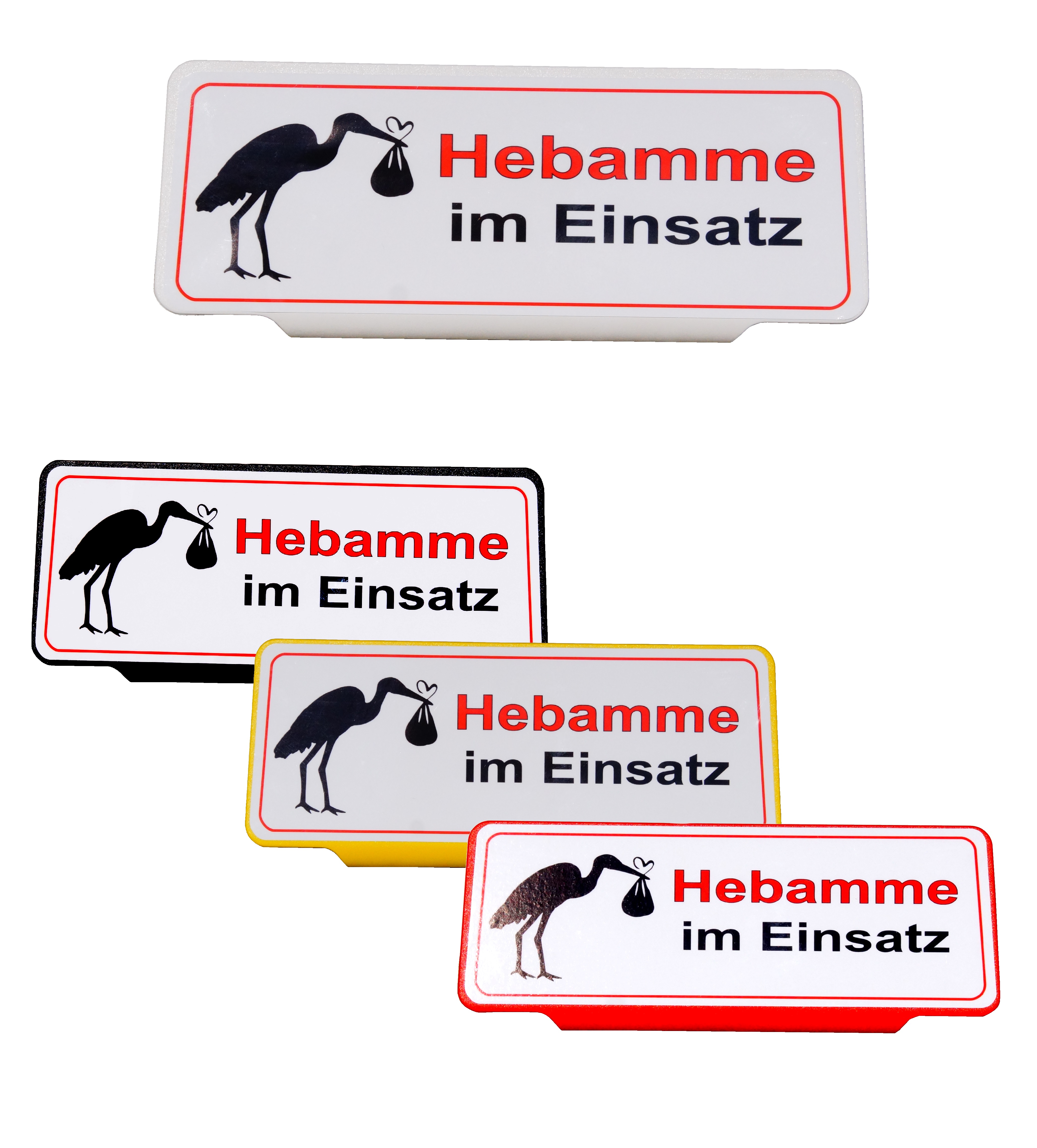 Hebamme im Einsatz - Einsatzschild | Dienstschild | CLIP Technology