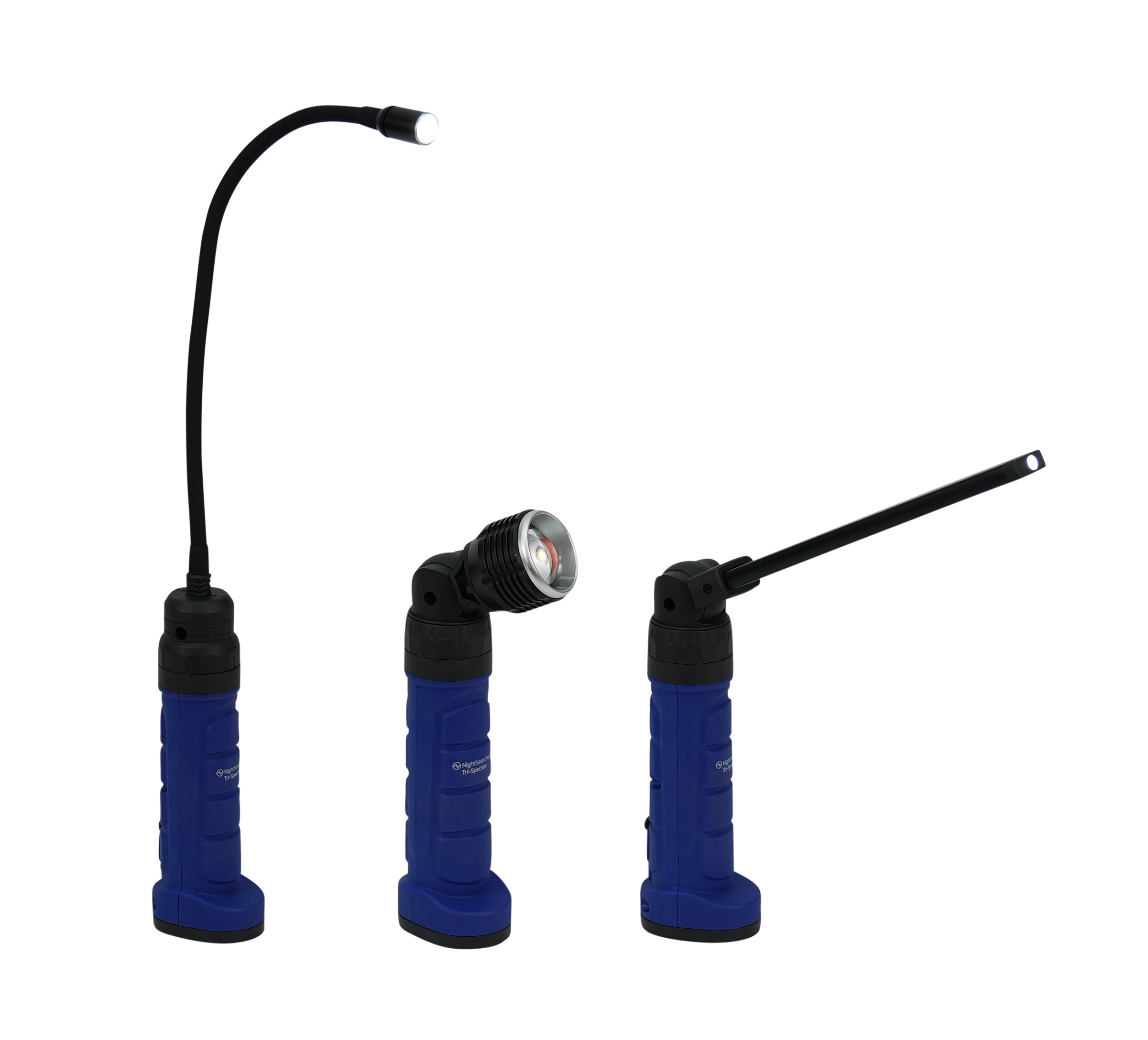 TRI-SPECTOR | Profi 3-fach LED Akku Inspektionsleuchte m. Koffer | USB | Multifunktional