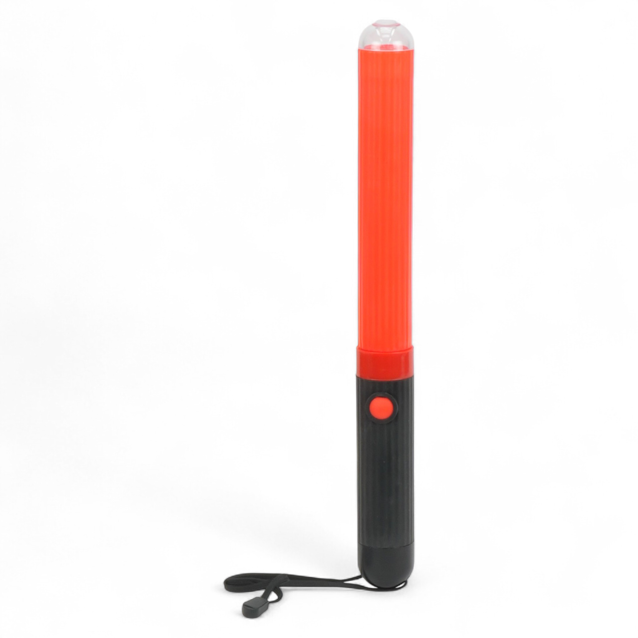 Anhaltestab | LED Einweiserstab | LED Rot | 400mm | Winkerkelle