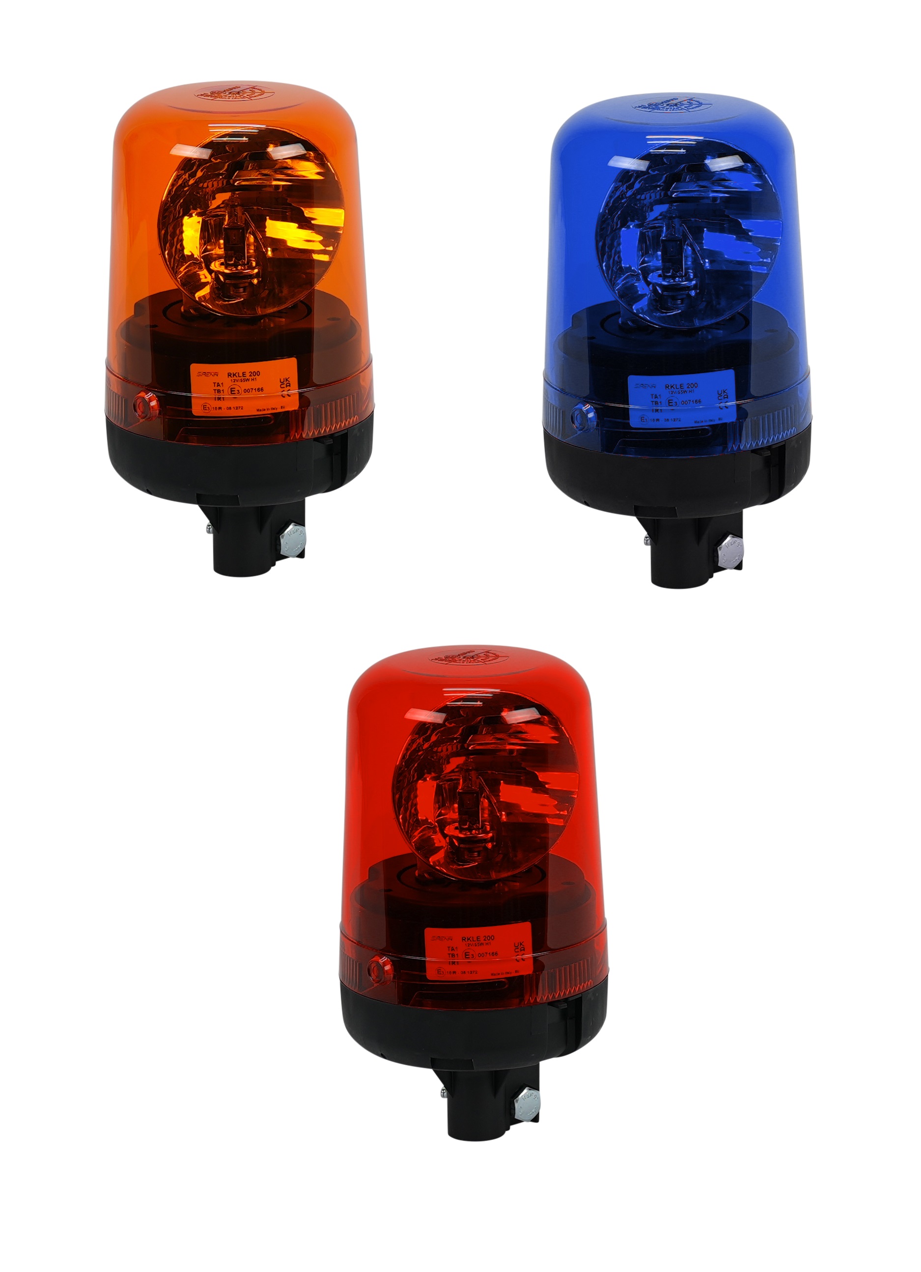 RKLE200 A1 | Halogen Rundumleuchte | Sirena | Kennleuchte | Aufsteckmontage DIN-A1