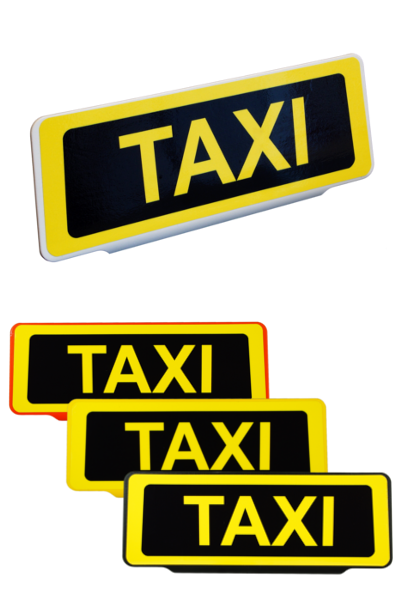 TAXI - Einsatzschild | Dienstschild | Taxischild