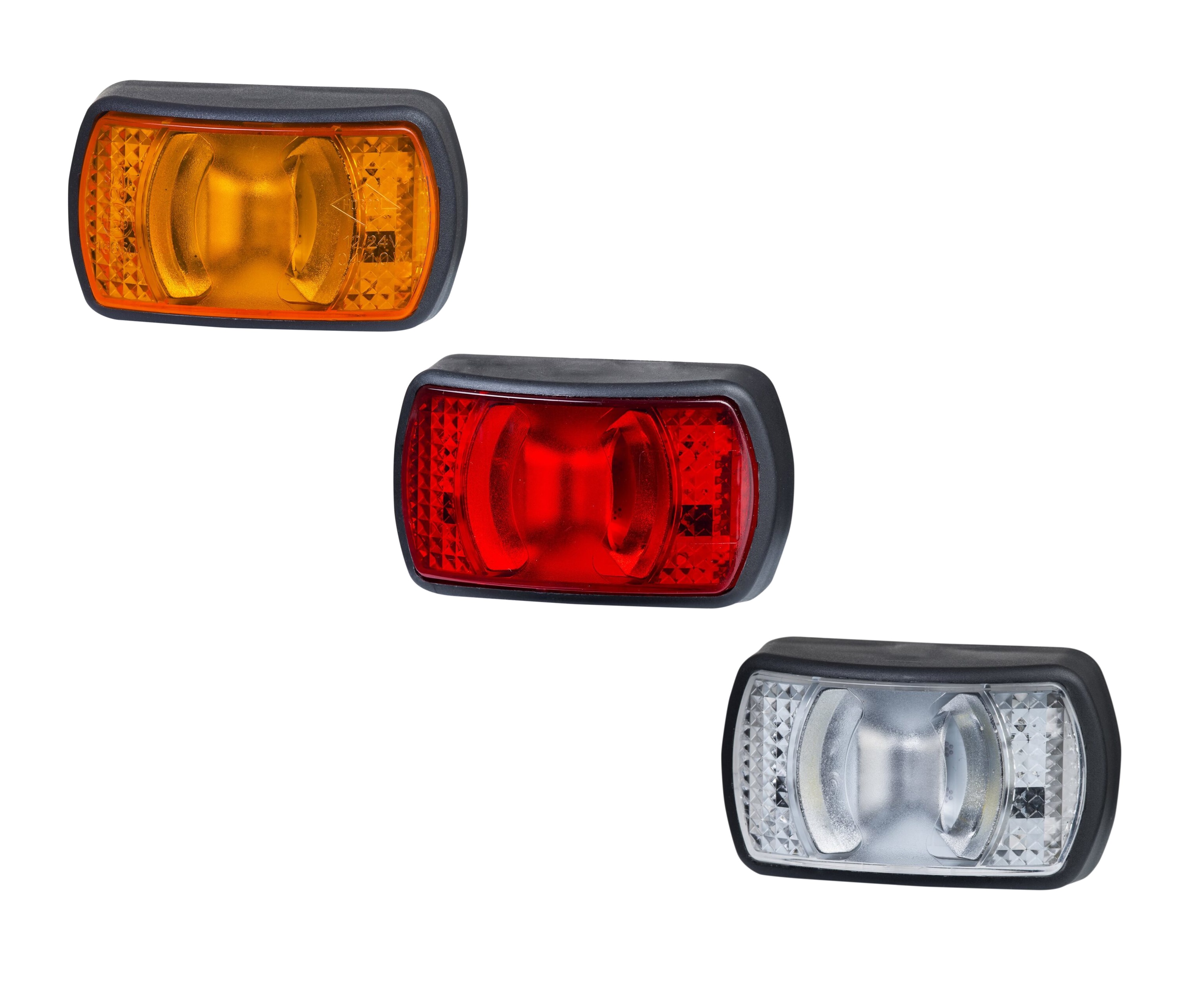 HOR82 | LED Umrissleuchte / Begrenzungsleuchte | Seite, Front oder Heck | 12-24VDC | ECE