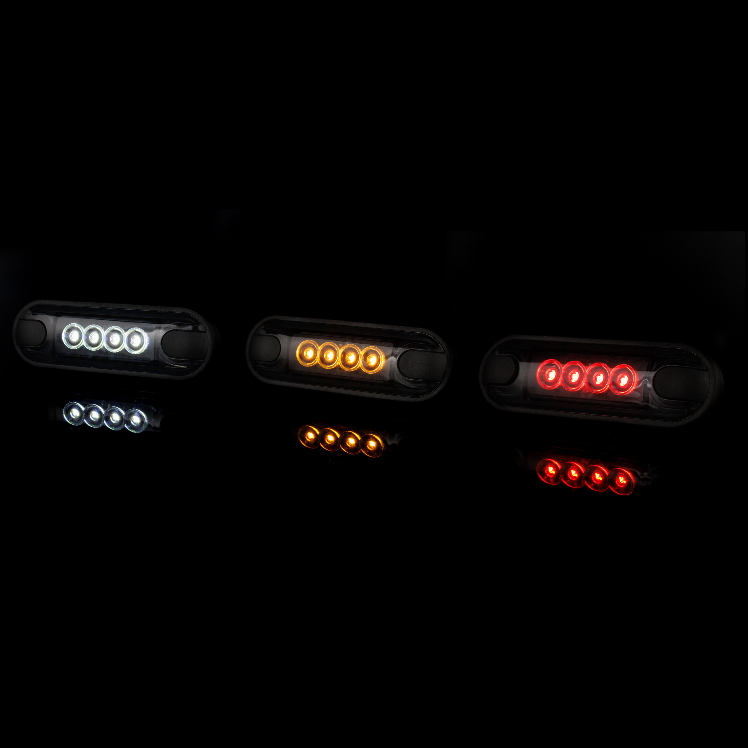 HOR95 | LED Umrissleuchte / Begrenzungsleuchte | Seite, Front oder Heck | 12-24VDC | ECE-Copy