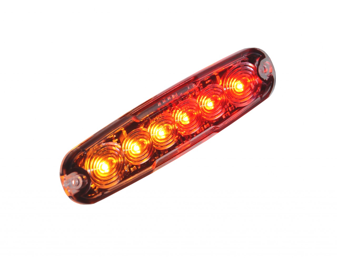 2 x LED Frontblitzer Orange Heckblitzer ECE R10 R65 Straßenräumer LED  Blitzlicht
